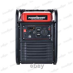 Portable Quiet Inverter Generator Gas Powered 4400W 120V Power RV Ready Parallel