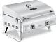 Portable Stainless Steel Gas Grill 2 Burners Easy Clean Tabletop Bbq Propane G