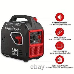 PowerSmart 2350-W Quiet Portable Gas Inverter Generator with CO Sensor, Ultralight