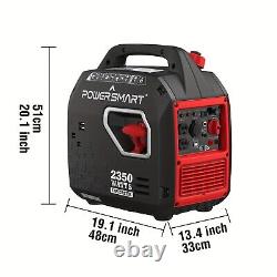 PowerSmart 2350-W Quiet Portable Gas Inverter Generator with CO Sensor, Ultralight