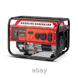 Power Equipment 4375/3500-Watt RV Ready Portable Generator Red/Black 212cc 120V