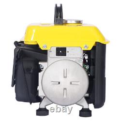 Power Generator Inverter Gas Powered Generator Portable Low Noise Outdoor Yellow