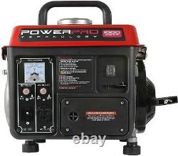 Power Pro 900 Running Watts/1000 Starting Watts Gas Powered Portable Generator