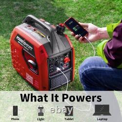 Powersmart 2200Watt Portable Inverter Gas Powered Generator for Outdoors Camping