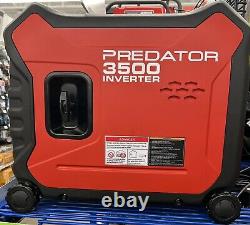 Predator 3500 W Quiet Portable Gas Powered Inverter Generator with Electric Start