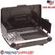 Propane Camping Stove 2 Burner Gas Outdoor Cooker Bbq Grill Picnic 20,000 Btu Us