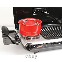 Propane Camping Stove 2 Burner Gas Outdoor Cooker BBQ Grill Picnic 20,000 BTU US