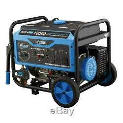 Pulsar 10,000-W 15-HP Portable Dual Fuel Gas Powered Generator with Electric Start