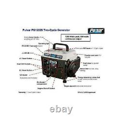 Pulsar 1200 Watt Portable Low Noise Gas Powered Inverter Generator PG1202SA