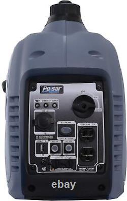 Pulsar 2,300W Portable Gas-Powered Quiet Inverter Generator with USB Outlet & Pa