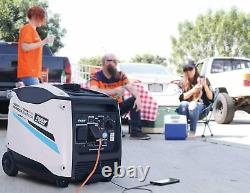 Pulsar 4500-W Portable RV Ready Gas Powered Inverter Generator with Remote Start