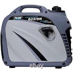 Pulsar G2319N 2,300W Portable Gas-Powered Inverter Generator with USB Outlet