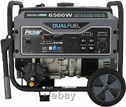 Pulsar G65BN 6,500-Watt Portable RV Ready Hybrid Dual Fuel Gas Powered Generator