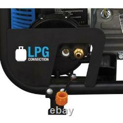 Pulsar Portable Generator 5,250/4,250-Watt Dual Gas/Propane Power Recoil Start