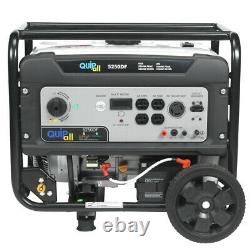 Quipall Dual Fuel Gas Portable Generator 5250DF with Electric Start, New