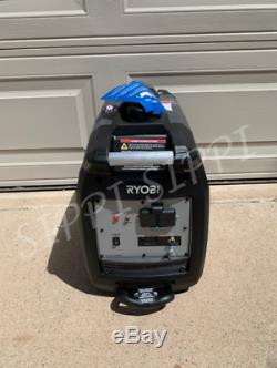RYOBI New Digital Inverter Generator 2200 Start Watt Gray Gas Power Recoil Start
