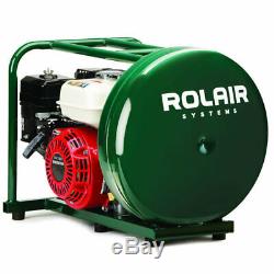 Rolair 118cc 4.5-Gallon Contractor Pancake Gas Powered Air Compressor with Hond
