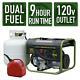 Sportsman 2,000-w 3.5 Hp Portable Hybrid Dual Fuel Gas Powered Generator Home Rv