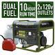 Sportsman Portable Generator Dual Fuel Powered 4000 3500 Watt Lpg Regular Gas