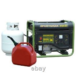 Sportsman Portable Generator Dual Fuel Powered 4000 3500 Watt LPG Regular Gas