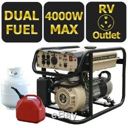 Sportsman Sandstorm 4000 Watt Dual Fuel Gas Generator Portable Emergency Power