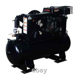 TMG 40 Gallon Truck Mount Air Compressor 2 Stage Inudstrial Cast Iron Gas Power