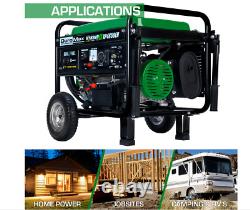 The XP4850EH 4,850 Watt Portable Dual Fuel Gas Propane Powered Generator, Green