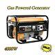 Usa 4000w Portable Home Emergency Gas Powered Generator Engine 120v Recoil Start