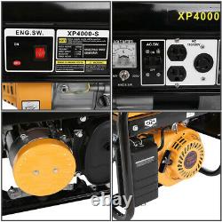 USA 4000W Portable Home Emergency Gas Powered Generator Engine 120V Recoil Start