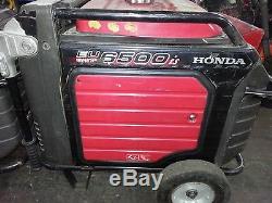 USED Honda Generator EU6500IS EU6500 W Portable Quiet Inverter Gas Power RV