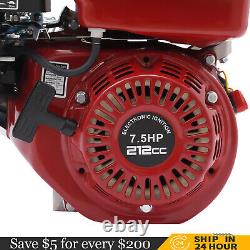 US 7.5 HP Motor 5 Stroke Gas Powered Portable Engine