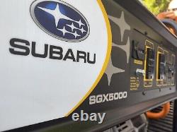 Used Subaru SGX 5000 Generator Emergency Hurricane Portable Gas Backup Power