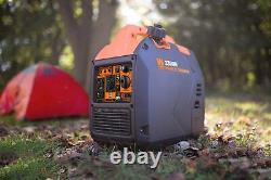 WEN 2,350-W Super Quiet Portable Gas Powered Inverter Generator Home RV Camping