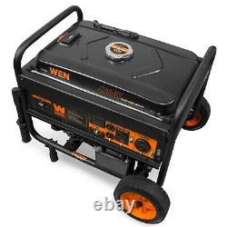 WEN 4750W Portable Generator with Electric Start and Wheel Kit ALL 50STATE CARB