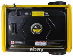 WEN 4750-W Portable RV Ready Gas Powered Electric Start Generator with Wheel Kit