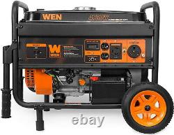 WEN 4,750-W Portable Gasoline Fuel Gas Powered Generator with Electric Start NEW