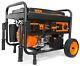 Wen 56475 Generator With Electric Start And Wheel Kit, Carb Compliant, 4750-watt