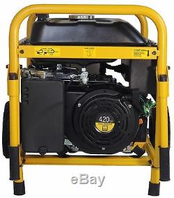 WEN 56877 9000-Watt 420cc 15-HP OHV Gas-Powered Portable Generator with Electric