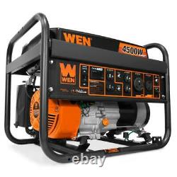 WEN Portable Generator 212 cc Gas-Powered 4500/3600-Watt Low-Oil Shutdown