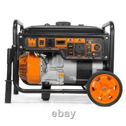 WEN Portable Generator 6000-Watt RV-Ready Gas Powered Wheel Kit