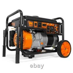 WEN Portable Generator 6000-Watt RV-Ready Gas Powered Wheel Kit