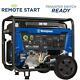 Wgen7500 Portable Generator With Remote Electric Start Gas Powered + Great Unit