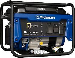 Westinghouse 4,650-W Quiet Portable RV Ready Gas Powered Generator Home Backup