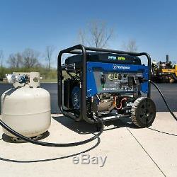 Westinghouse 9500-W Portable Dual Fuel Gas Powered Generator with Electric Start