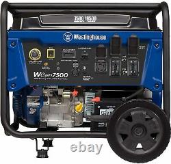 Westinghouse 9,500-W Portable Gas Generator with Remote Start & 20 FT Power Cord