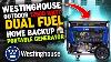 Westinghouse Outdoor 12500 Watt Dual Fuel Home Backup Portable Generator Powers Your Whole Home