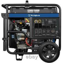 Westinghouse WGen12000 15,000-W Portable Gas Powered Generator with Remote Start