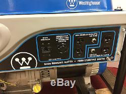 Westinghouse WH6000 Gas Portable Generator Backup Power Home Quiet Standby