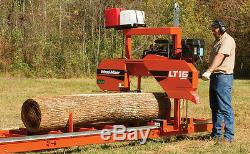 Wood-Mizer LT15 Portable Band Sawmill 19HP with Power Feed