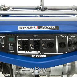 Yamaha EF7200D 7200 Watt Gas Powered Portable RV Camping Home Backup Generator